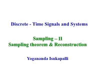 Discrete - Time Signals and Systems