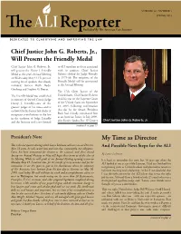 The Reporterpublished by the American Law Institute