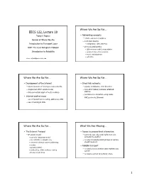 EECS 122, Lecture 18