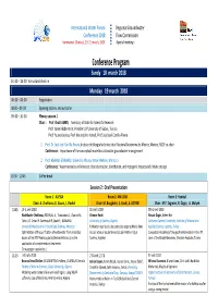 IWFC-2018 Program.Pdf