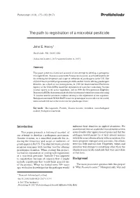 Protistology the Path to Registration of a Microbial Pesticide