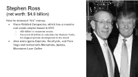 Stephen Ross (Net Worth: $4.6 Billion)