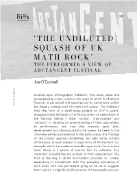 'The Undiluted Squash of Uk Math Rock'