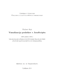 Vizualizacija Podatkov V Javascriptu