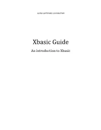 Xbasic Guide