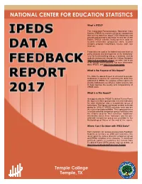 IPEDS Data Feedback Report 2017