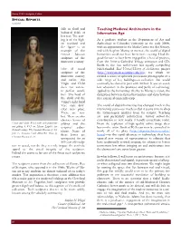 Teaching Medieval Architecture in the Information