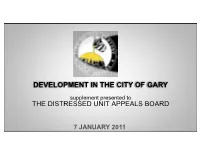 Development in the City of Gary