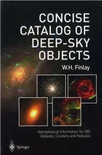 Finlay W.H. Concise Catalog of Deep-Sky Objects (Springer, 2003