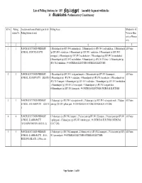 List of Polling Stations for 185 தி ப்பத் ர் Assembly Segment Within the 31 சிவகங்ைக