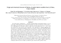 Origin and Structural Character of Haüyness in Spinel Dunite Xenoliths from La Palma, Canary Islands