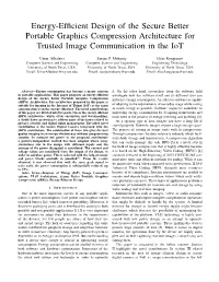 Energy-Efficient Design of the Secure Better Portable
