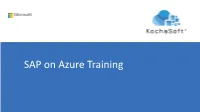 SAP on Cloud Cloud Migration and Support Experts Kochasoft – Who We Are