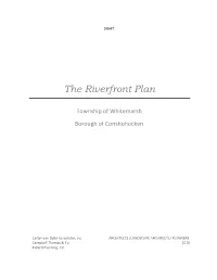 The Riverfront Plan: an Assessment of Each Municipality’S Riverfront Access, Usage and Development Opportunities