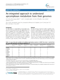 An Integrated Approach to Understand Apicomplexan Metabolism From