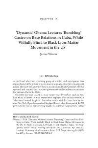 'Dynamic' Obama Lectures 'Bumbling' Castro on Race Relations in Cuba , While Wilfully Blind to Black Lives Matter Moveme