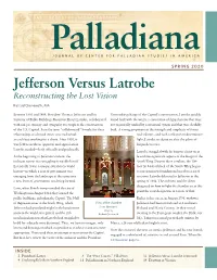Jefferson Versus Latrobe Reconstructing the Lost Vision