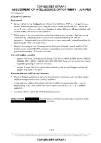 NSA-GCHQ Juniper