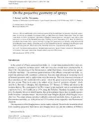 On the Projective Geometry of Sprays