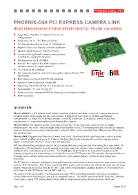 Phoenix D48 Camera Link Pcie
