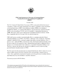 Toxicity Review of DEHT