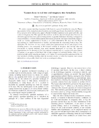 Vacuum Decay in Real Time and Imaginary Time Formalisms