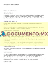 CNN.Com - Transcripts