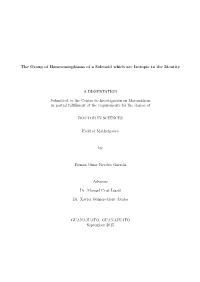 the Group of Homeomorphisms of a Solenoid Which Are Isotopic to The