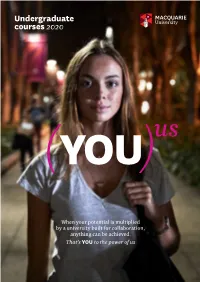 Undergraduate Courses2020