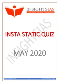 Insta Static Quiz