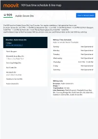 909 Bus Time Schedule & Line Route
