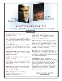 B. Fisher Timeline.Indd