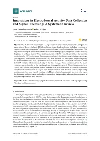 Innovations in Electrodermal Activity Data Collection and Signal Processing: a Systematic Review