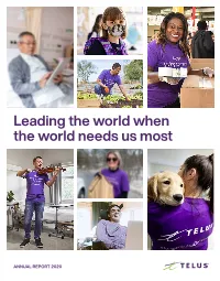 Leading the World When the World Needs Us Most