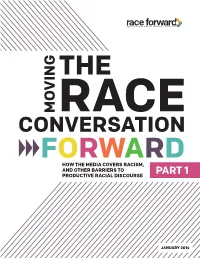 Moving the Race Conversation Forward Part 1