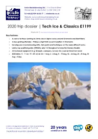 Tech Ice & Classics £1199