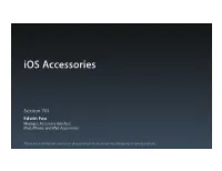 Ios Accessories