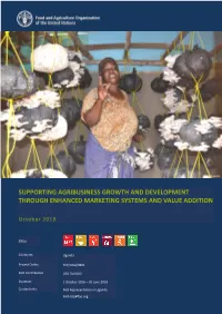 Supporting Agribusiness Growth and Development Through Enhanced Marketing Systems and Value Addition