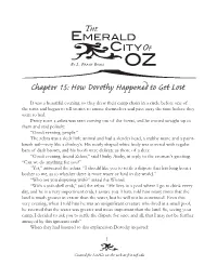 Chapter 15: How Dorothy Happened to Get Lost