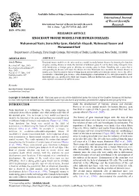 KNOCKOUT MOUSE MODELS for HUMAN DISEASES Muhammad Nazir, Suruchika Gaur, Abdallah Alsaadi, Mahmoud Yasser and Mohammed Saif