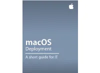 Macos Deployment.Pdf