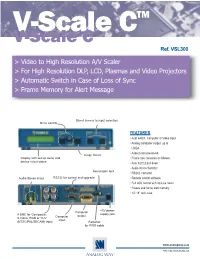V-Scale C C Ref