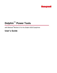 Dolphin Power Tools User's with Windows Embedded Handheld 6.5