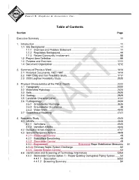 Table of Contents