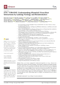 Virus-Host Interactions by Linking Virology and Bioinformatics
