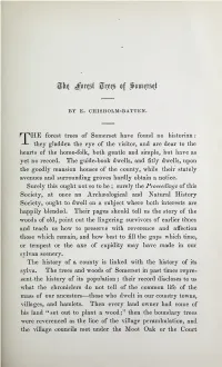 Chisholm-Batten, E, the Forest Trees of Somerset, Part II, Volume 36