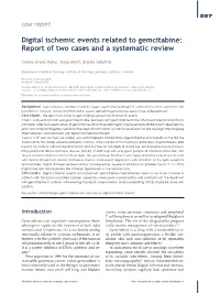 Digital Ischemic Events Related to Gemcitabine: Report of Two Cases and a Systematic Review