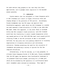 For Each Service They Propose at the Time They File Their Applications, and to Preempt State Regulation to the Maximum Extent Possible