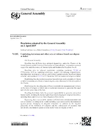 General Assembly Distr.: General 4 April 2019