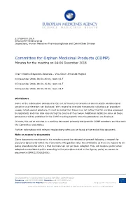 List Item Minutes of the COMP Meeting 4-6 December 2018 (PDF